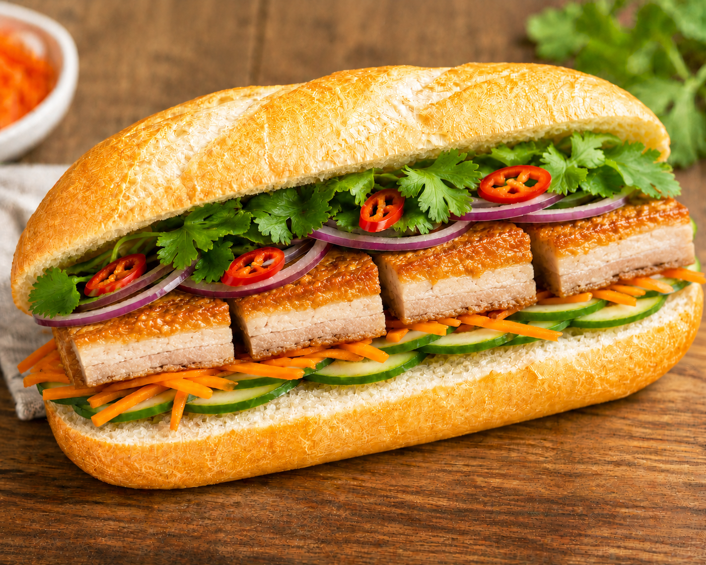 Crackling Pork Roll